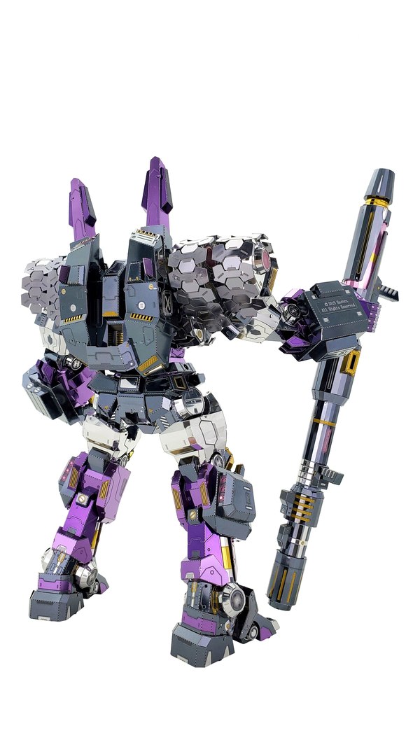 MU Model Metal Tarn Model Kit   New DIY Metal Based Model Of Decepticon Justice Division Leader  (4 of 5)